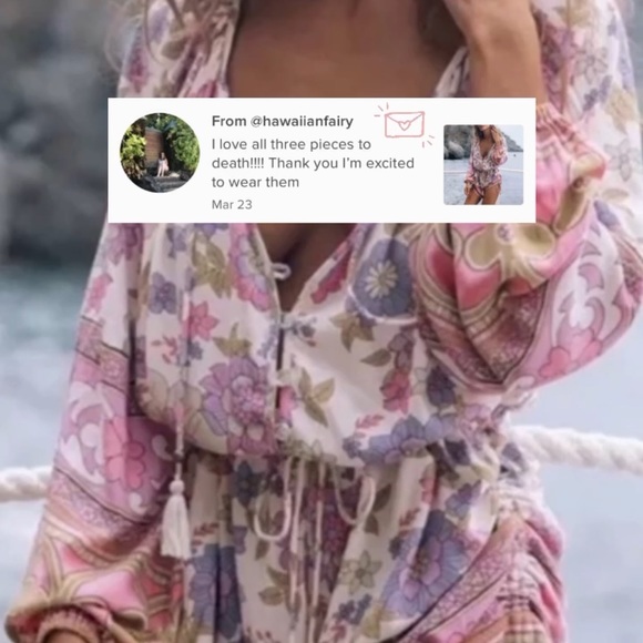 Boho Gypsy Floral Print Jumpsuit Romper Wild bloom - Picture 3 of 9